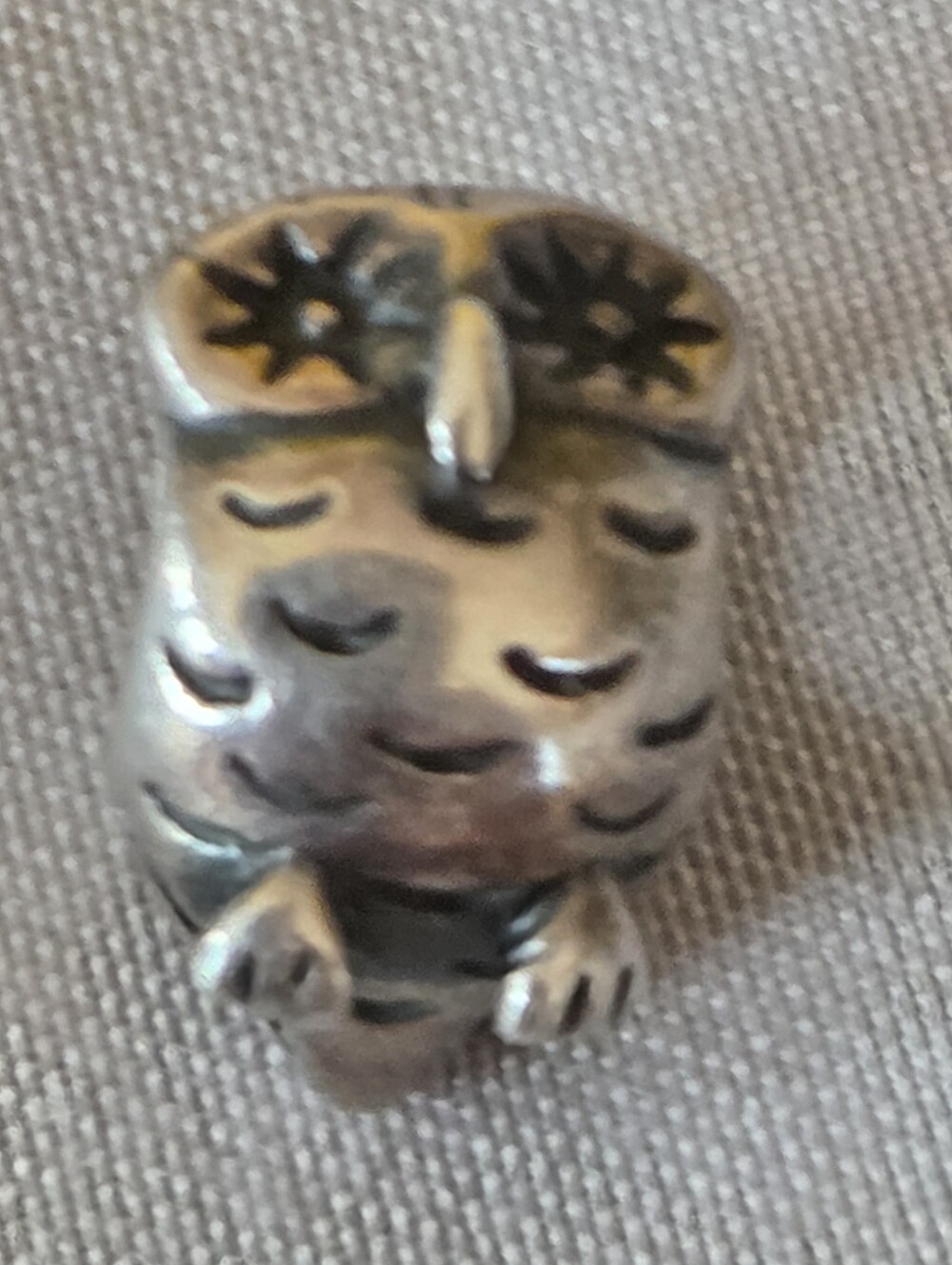 Pandora Silver Owl Charm